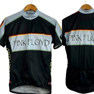 2006 Pink Floyd Primal Wear Mens Size M Black Zip Polyester Cycling Jersey Top